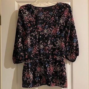 Floral Banana Republic Blouse- Large